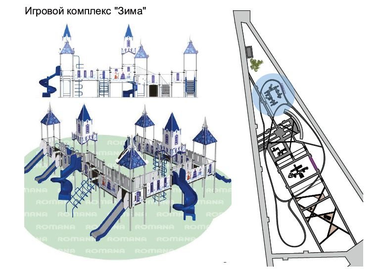 Проектировщик внес поправки в предварительную концепцию детской площадки парка имени Кулибина  - фото 1